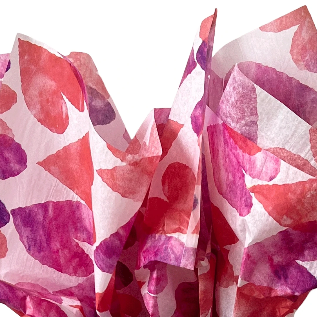 240 Sheets - Be Mine Hearts New Patterned Tissue Paper - 20" x 30" Sheets