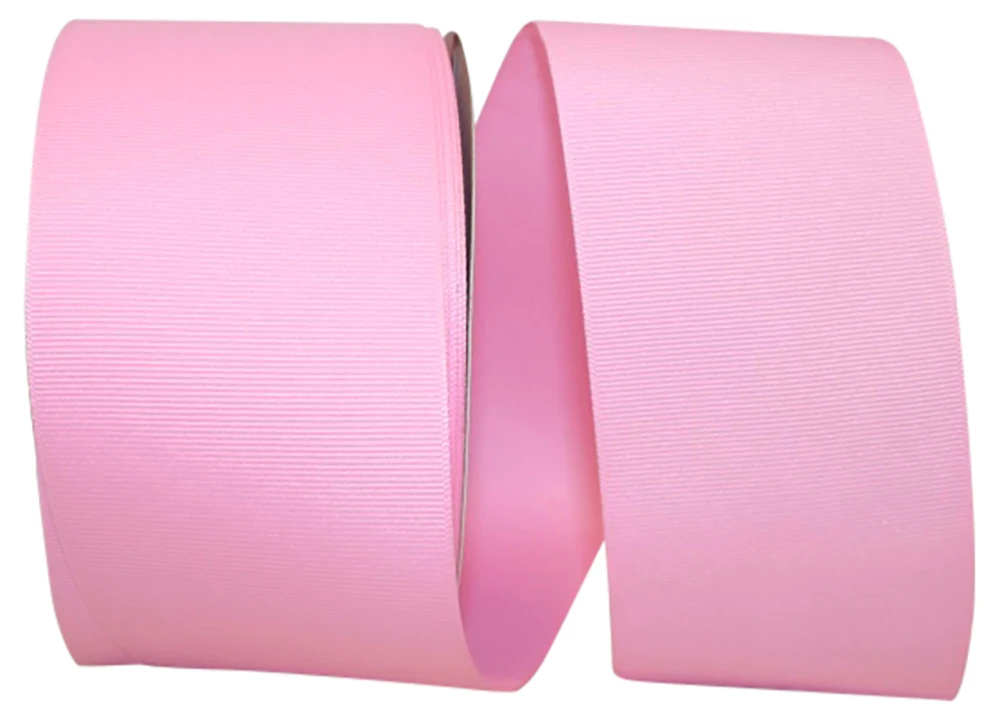 3" Grosgrain Ribbon - Pink - 50 Yards/Roll