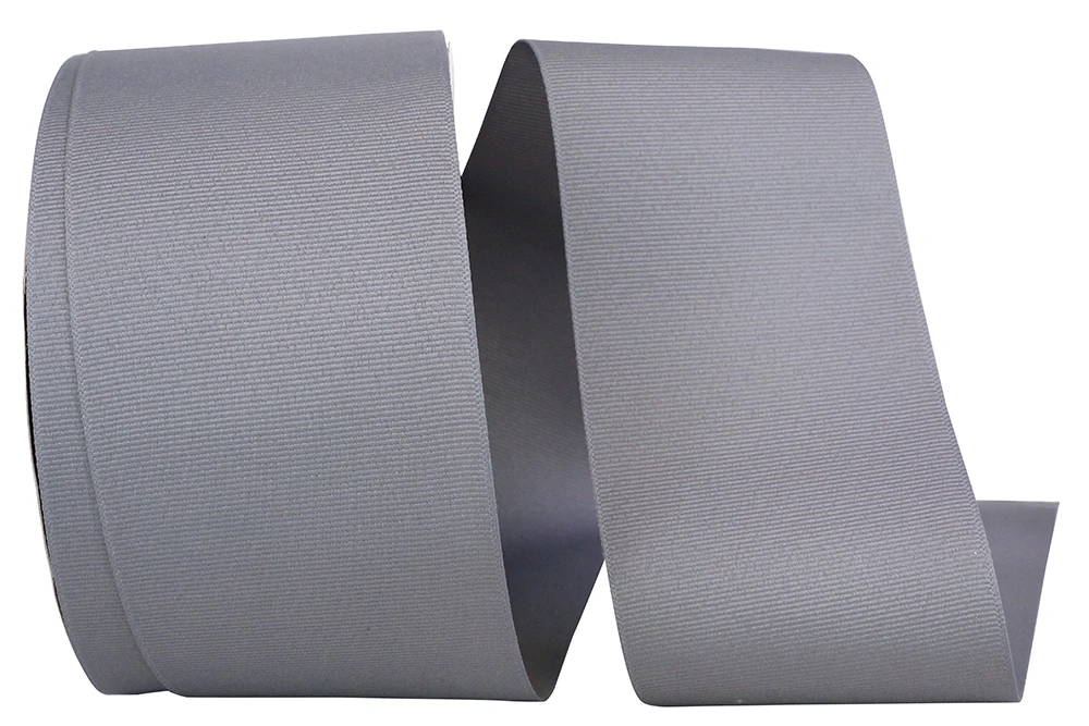 3" Grosgrain Ribbon - Grey - 50 Yards/Roll