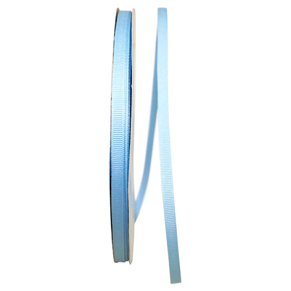 100 Yards - 1/4" Blue Grosgrain Ribbon