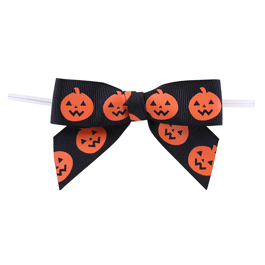 Halloween - 7/8" Ribbon - Pre-Tied