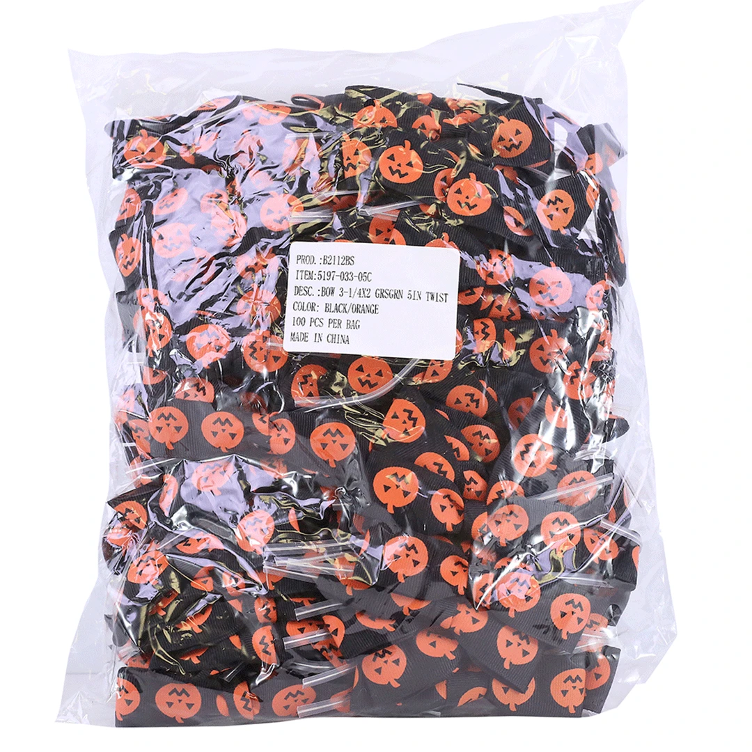 Halloween - 7/8" Ribbon - Pre-Tied