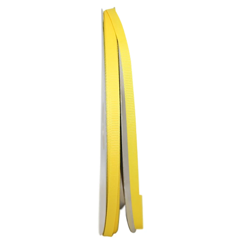 100 Yards - 1/4" Lemon Grosgrain Ribbon