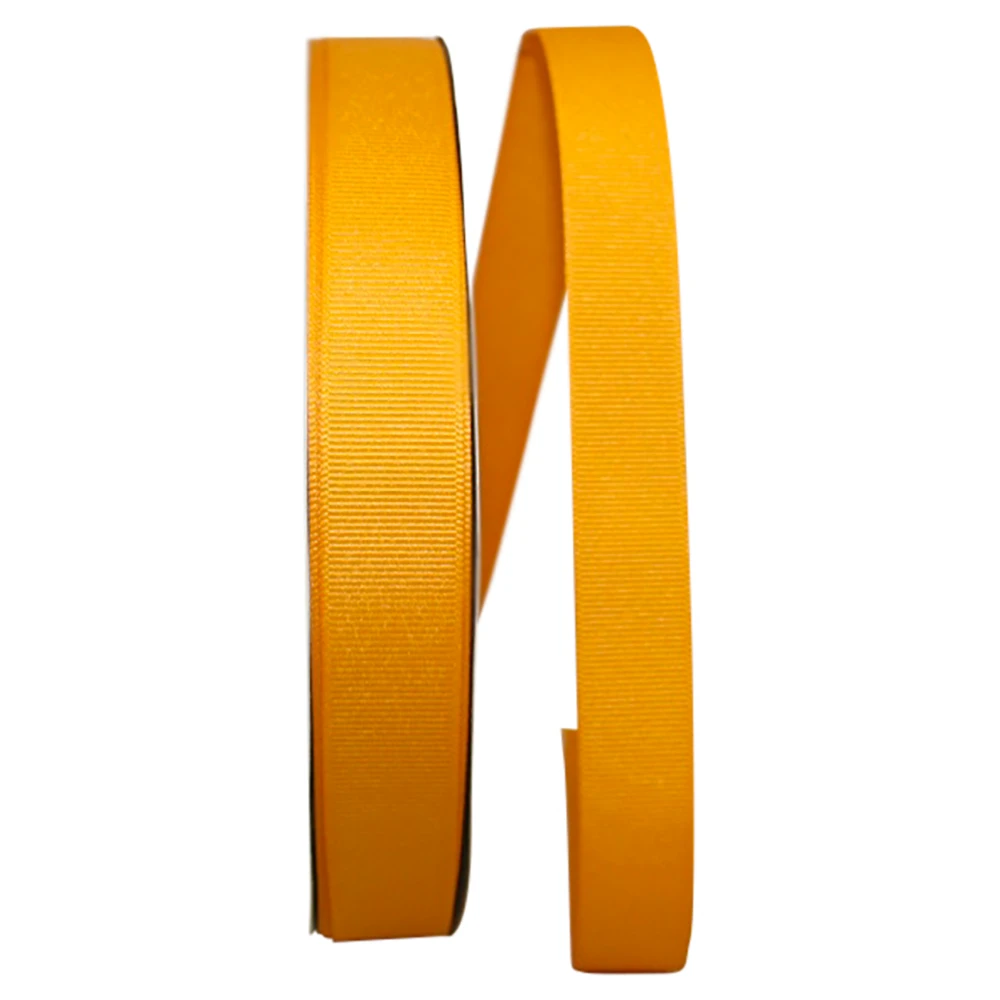 7/8" Grosgrain Ribbon - Gold - 100 Yards/Roll