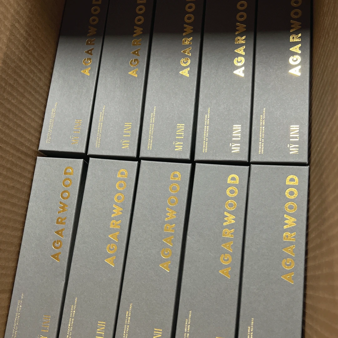 100 Boxes - Custom Printed Matte Grey Jewelry Boxes - 3-1/2" x 3-1/2" x 7/8"