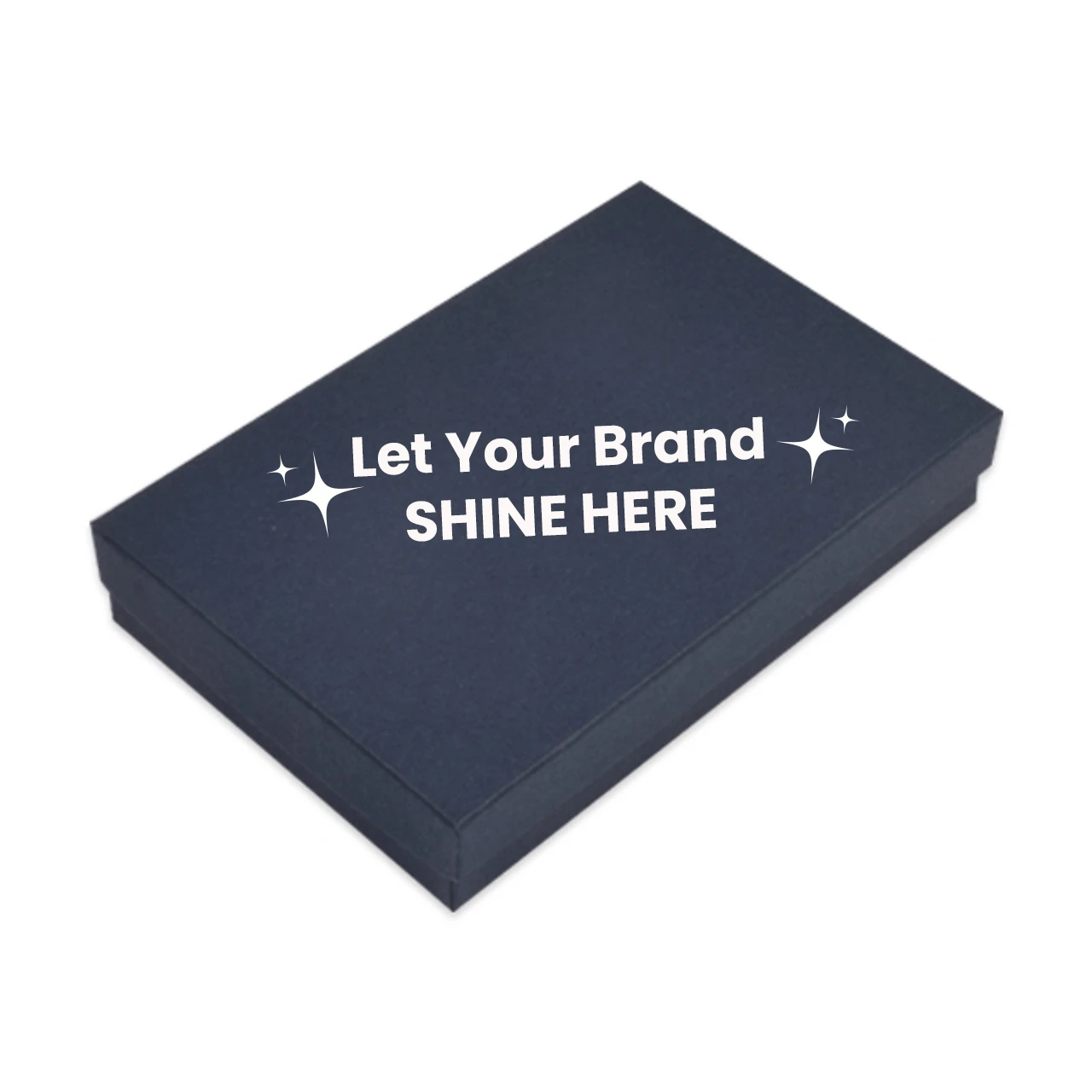 Custom Printed Matte Navy Blue Jewelry