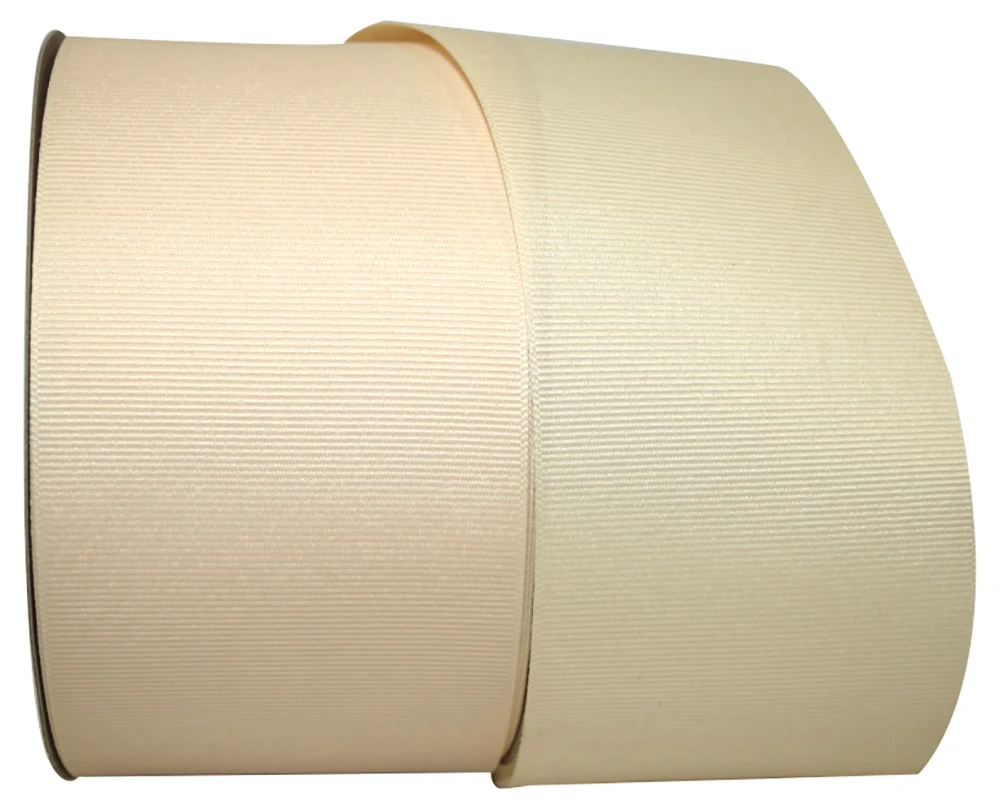 3" Grosgrain Ribbon - Cream - 50 Yards/Roll