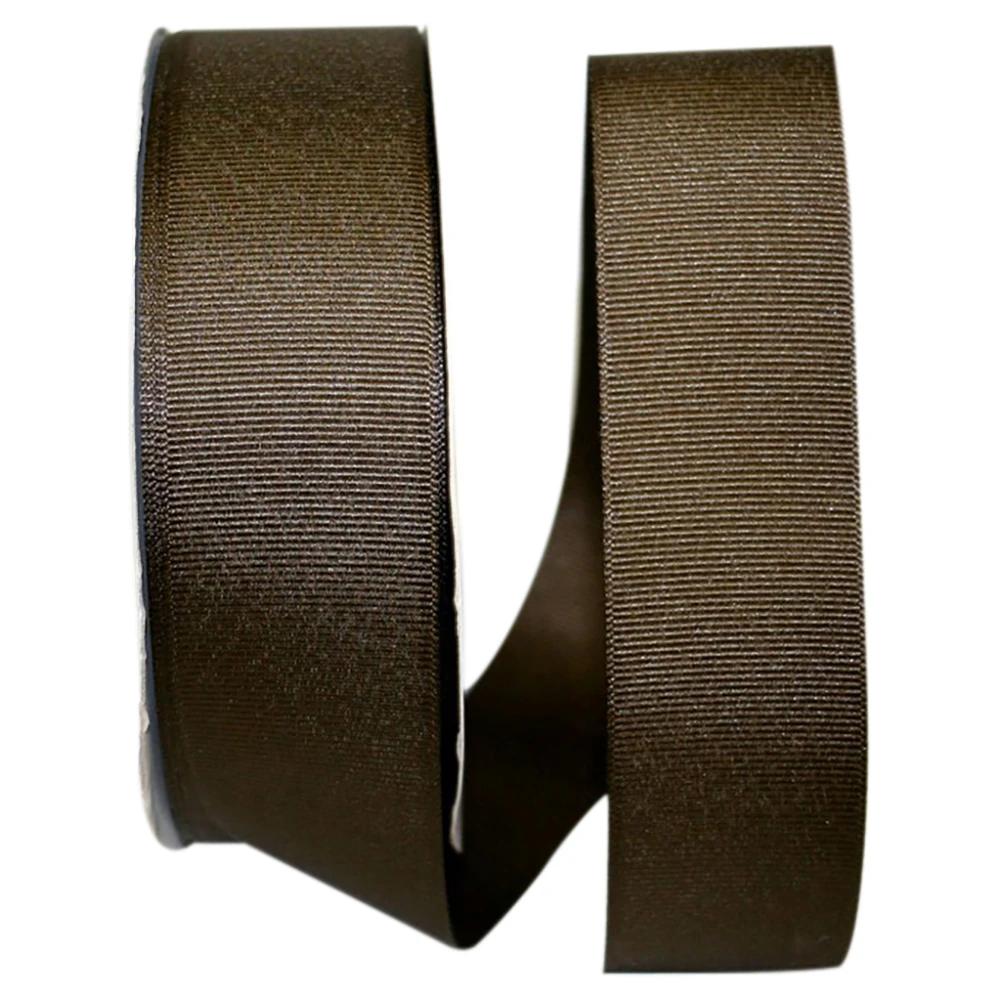 1-1/2" Grosgrain Ribbon - Brown - 50 Yards/Roll
