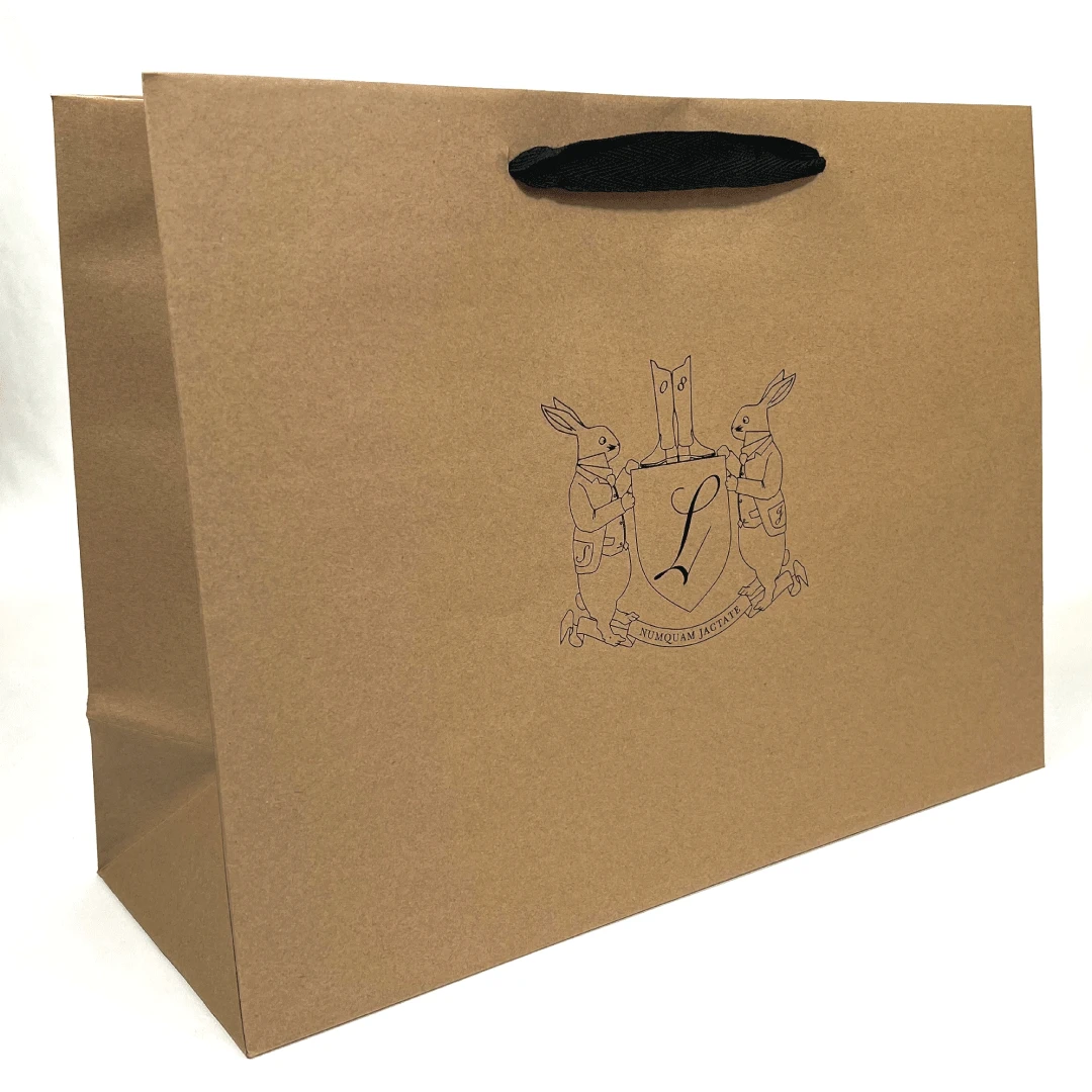 Custom Printed Eco Euro Paper Bags - 100 Bags