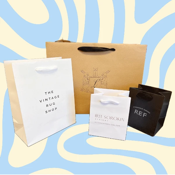 100 Bags - Custom Printed Spruce Green Eco Euro Paper Bags with Twill Handles 16 x 6 x 12
