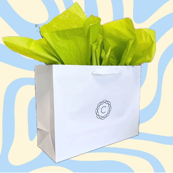 100 Bags - Custom Printed London Paper Shopping Bags 16 x 6 x 12 Matte Black
