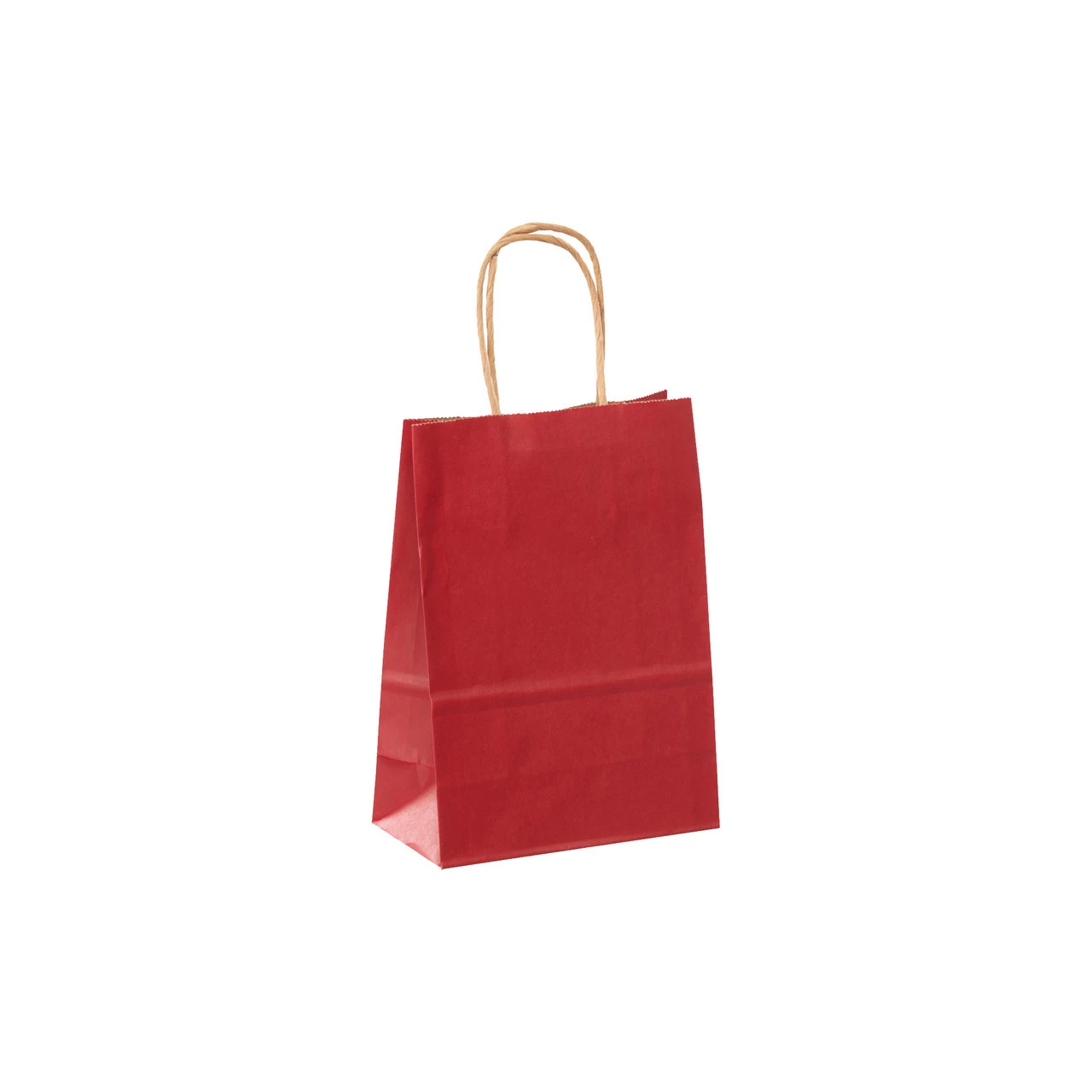 Branded Red Paper Bags - 5" x 3" x 8" - 250 Bags