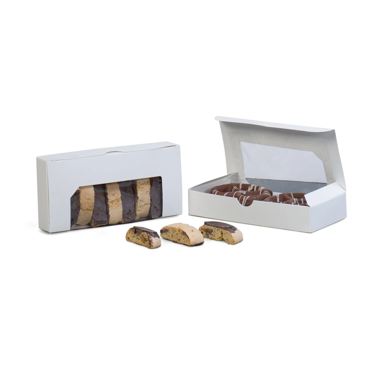 50 Boxes - 3/4 lb. White Candy & Fudge Boxes