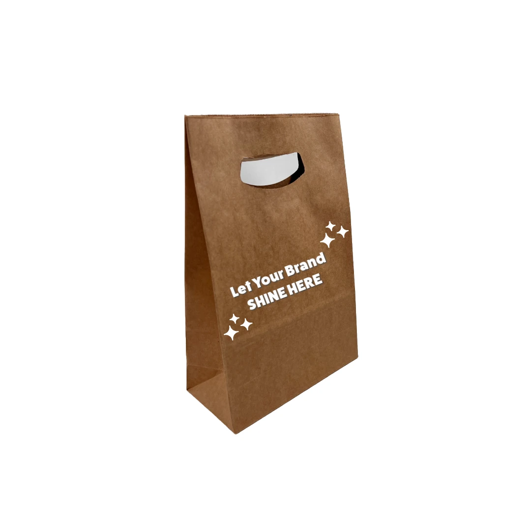 100 Bags - Branded Kraft Accessory Bags