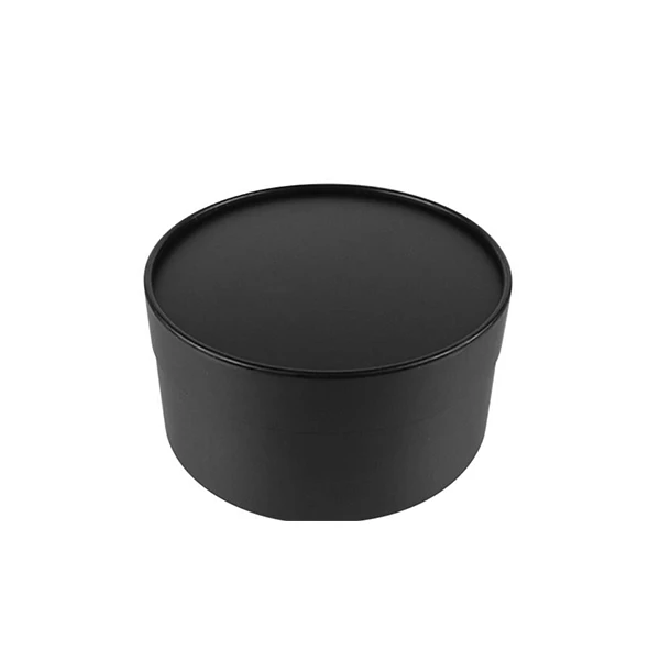 4 Boxes - Round Flower Gift Boxes - 9" Diameter Black
