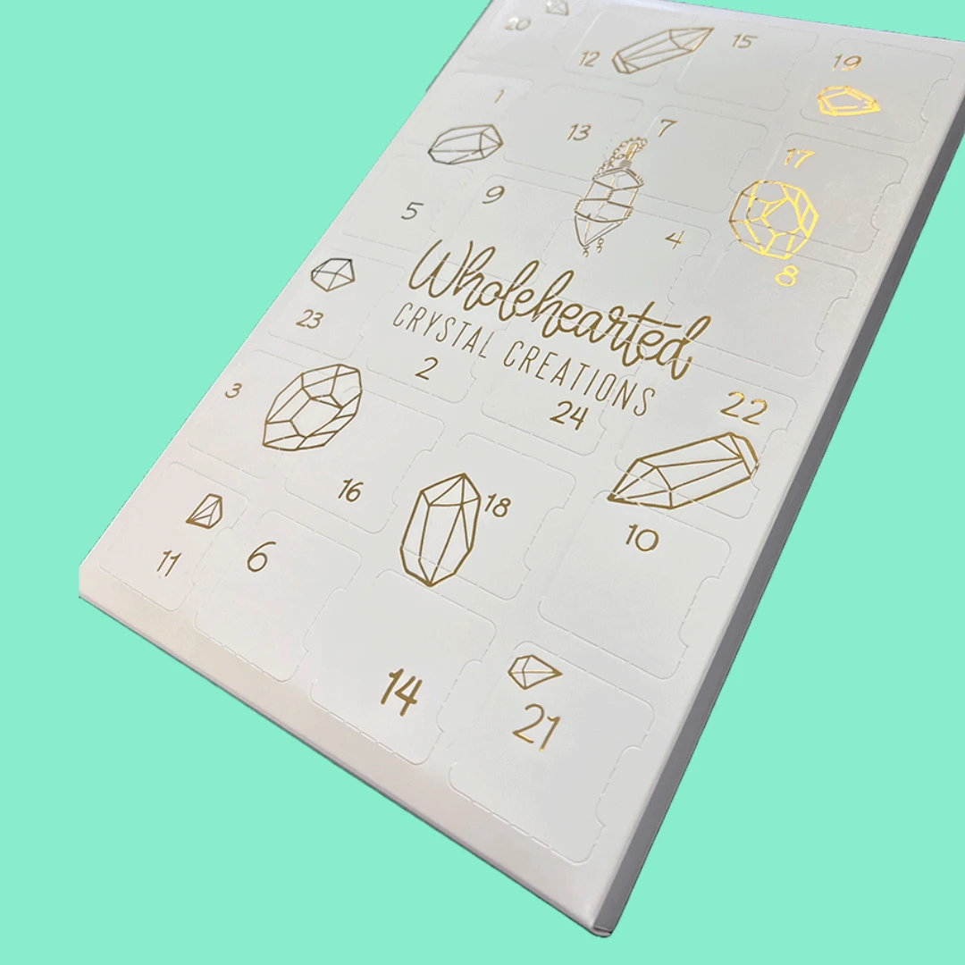500 Custom Printed Sets (Boxes & Trays) - Fillable (Empty) Advent Calendar Boxes - Your Custom Design