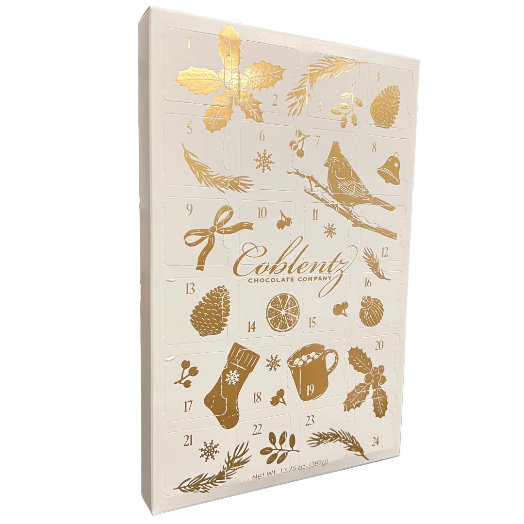 500 Custom Printed Sets (Boxes & Trays) - Fillable (Empty) Advent Calendar Boxes - Your Custom Design