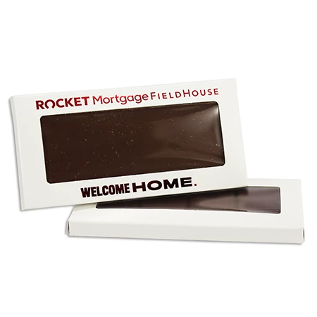 25 Boxes Chocolate Bar Box White with Window