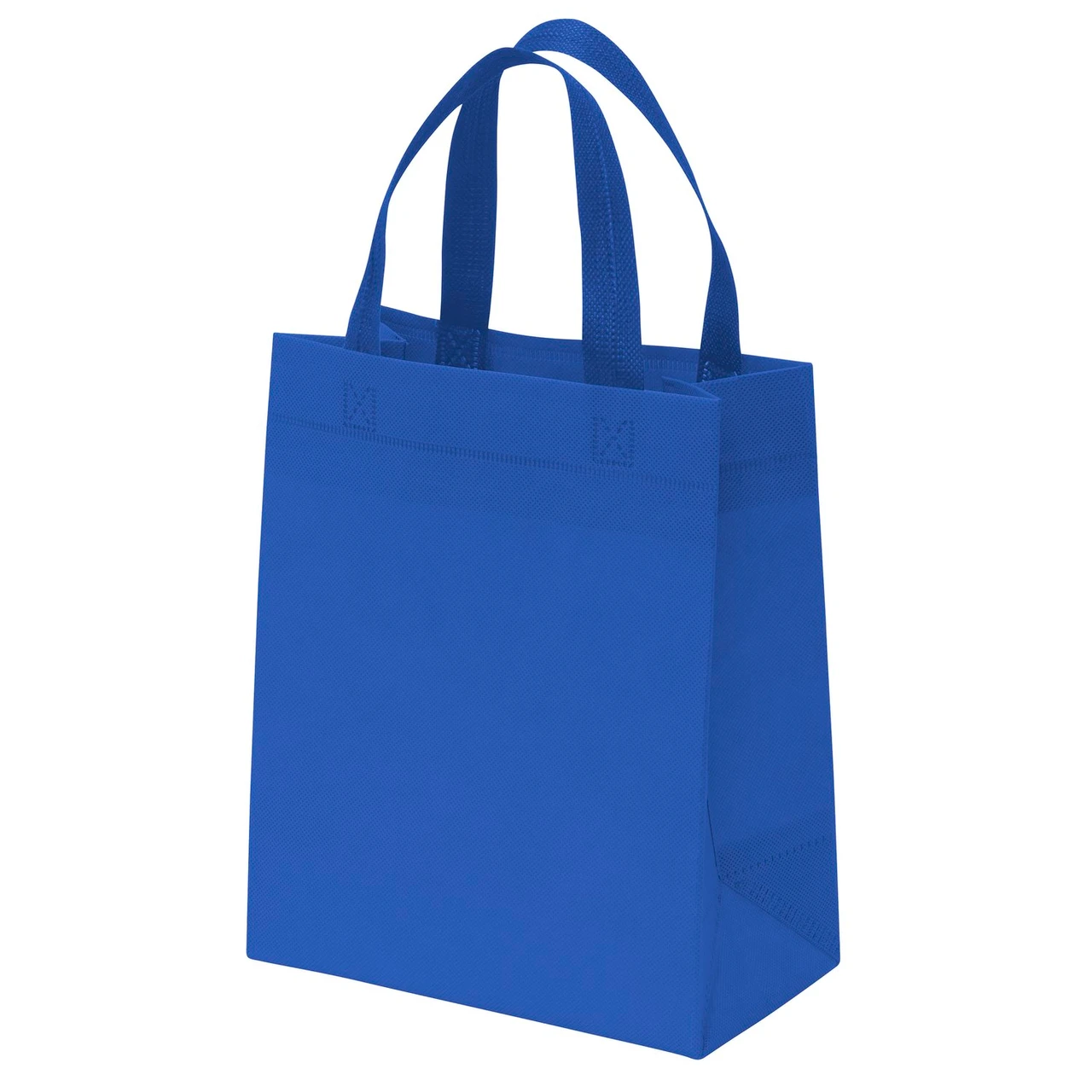 100 Bags - Royal Blue Reusable Bags - 9" x 5" x 10"