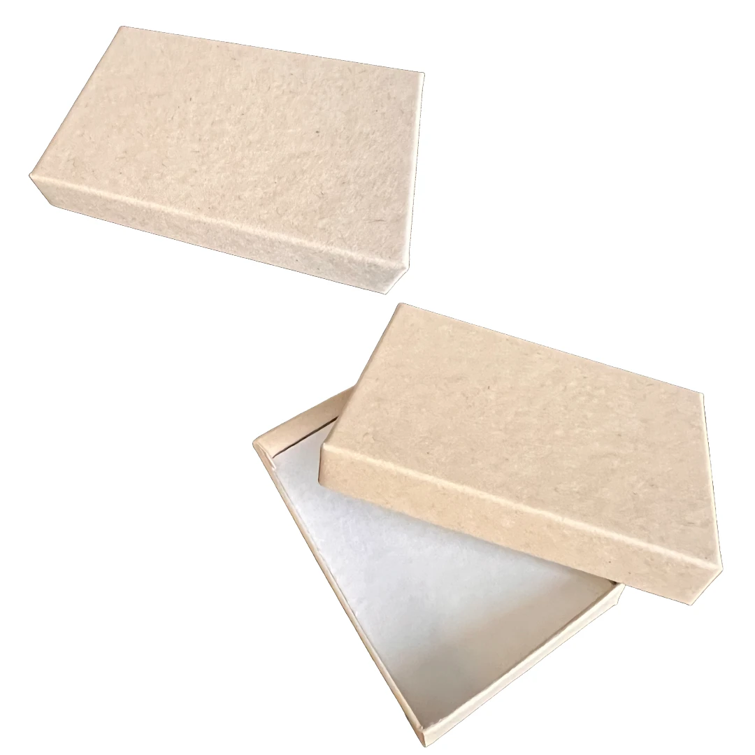 100 Boxes - Custom Printed Natural Kraft Gift Card Boxes