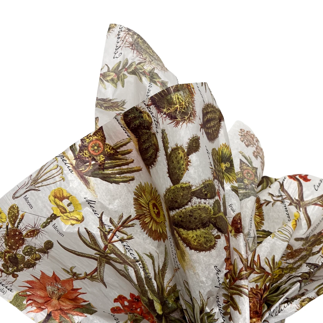 240 Sheets - Toadstools New Patterned Tissue