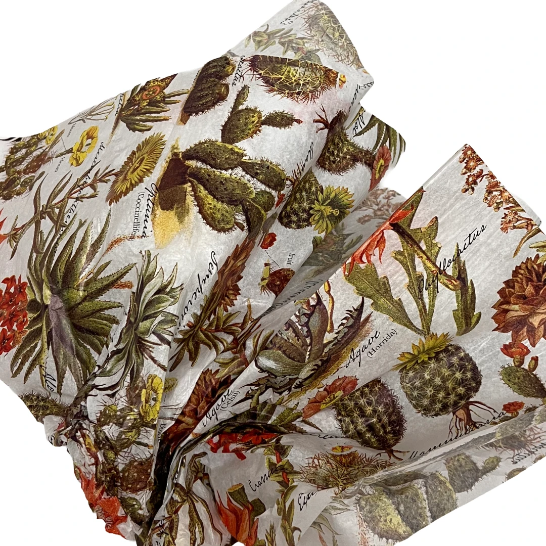 240 Sheets - Toadstools New Patterned Tissue