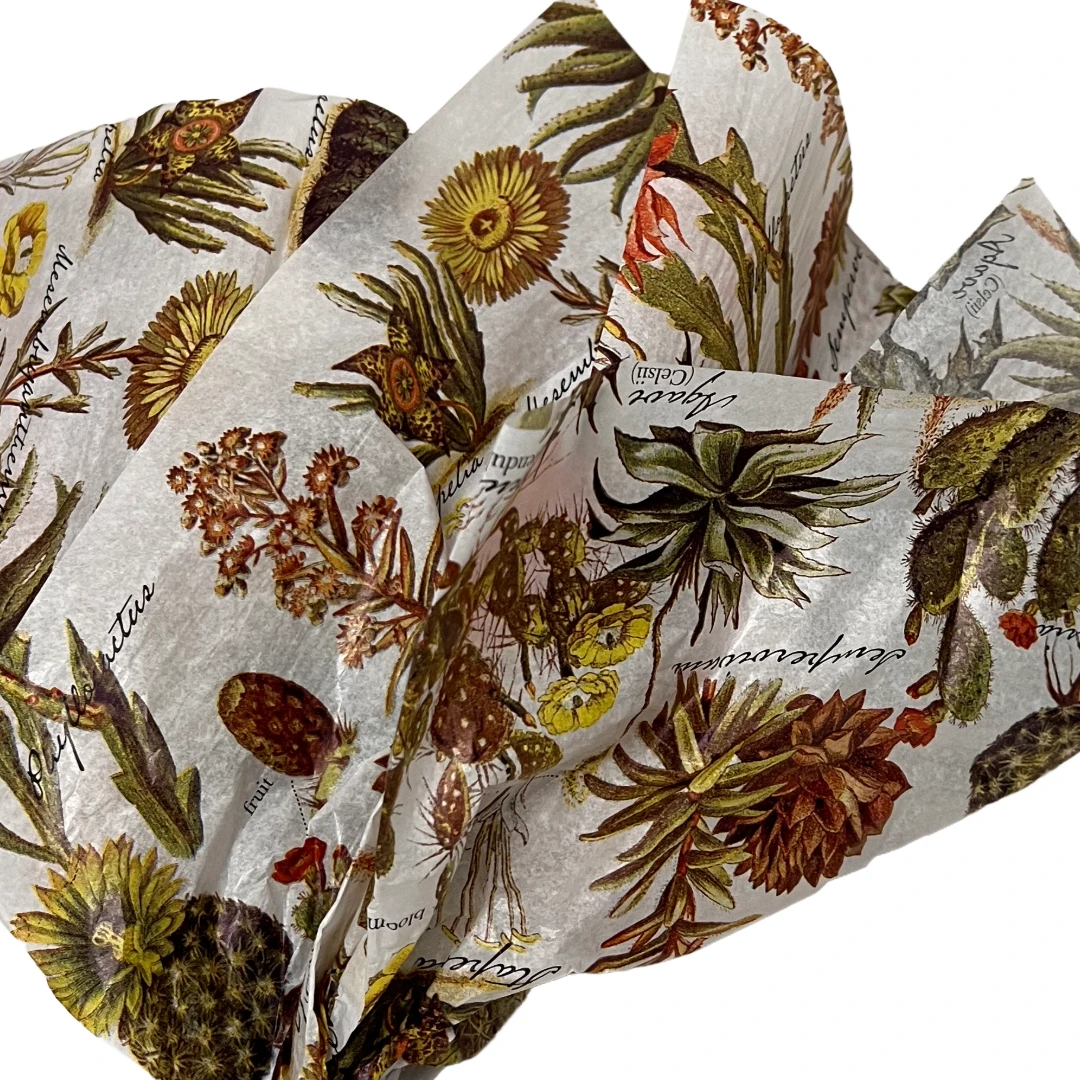 240 Sheets - Toadstools New Patterned Tissue