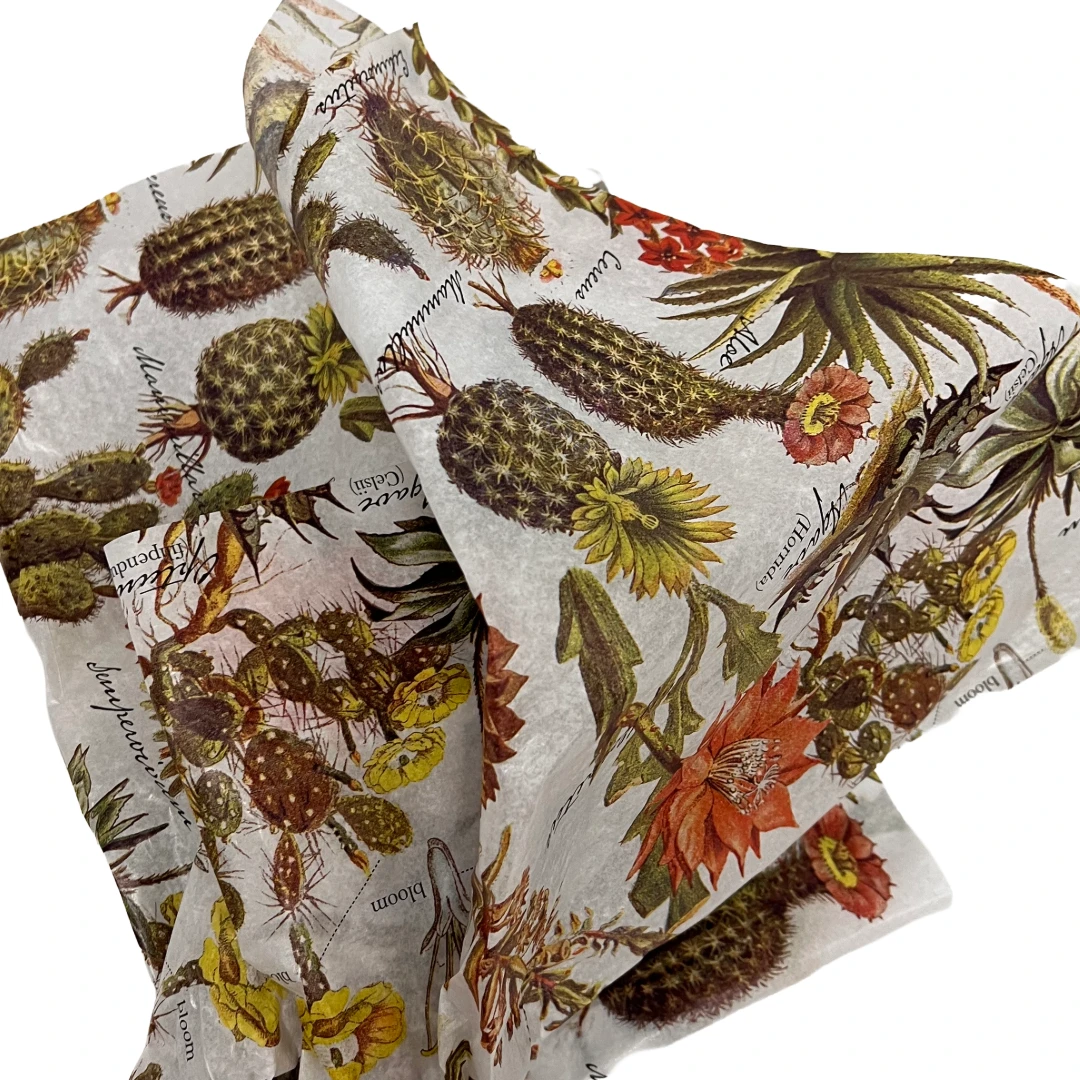 240 Sheets - Toadstools New Patterned Tissue