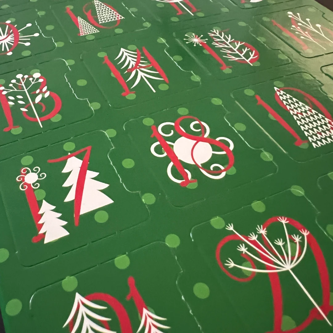 10 Sets (Boxes & Trays) - Fillable (Empty) Advent Calendar Candy