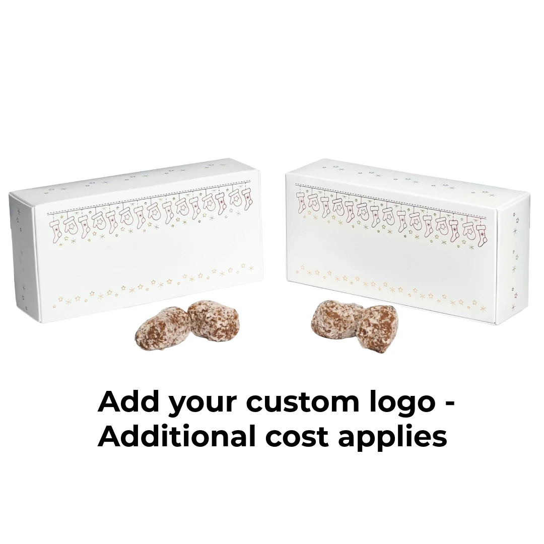 50 Boxes - 1 lb. Candy & Fudge Boxes Stockings & Mittens