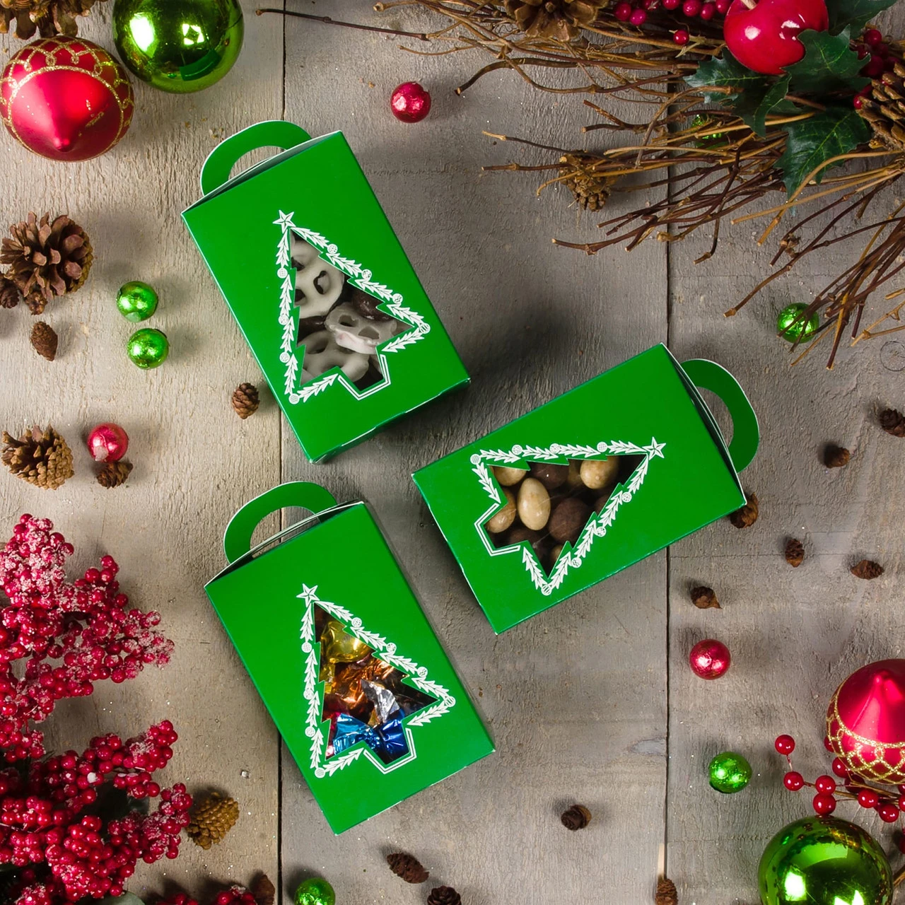 50 Boxes - 1/2 lb. Vertical Tote with Tree Window