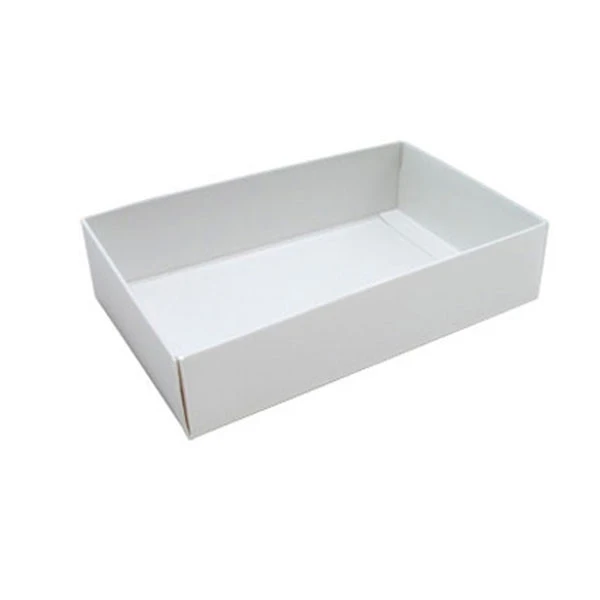 50 Deep Bases - 1/2 lb. Candy Box Bases - White - 7" x 4-3/8" x 1-5/8"
