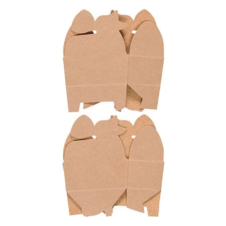50 Boxes - Small Kraft Favor Bow Boxes