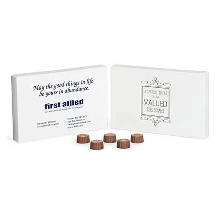 50 Covers - 1 lb. Candy-Chocolate Box Covers - White
