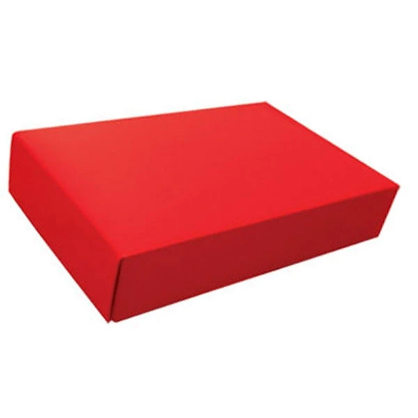 50 2 Layer Covers - 2 lb. Candy-Chocolate Box Covers - Red