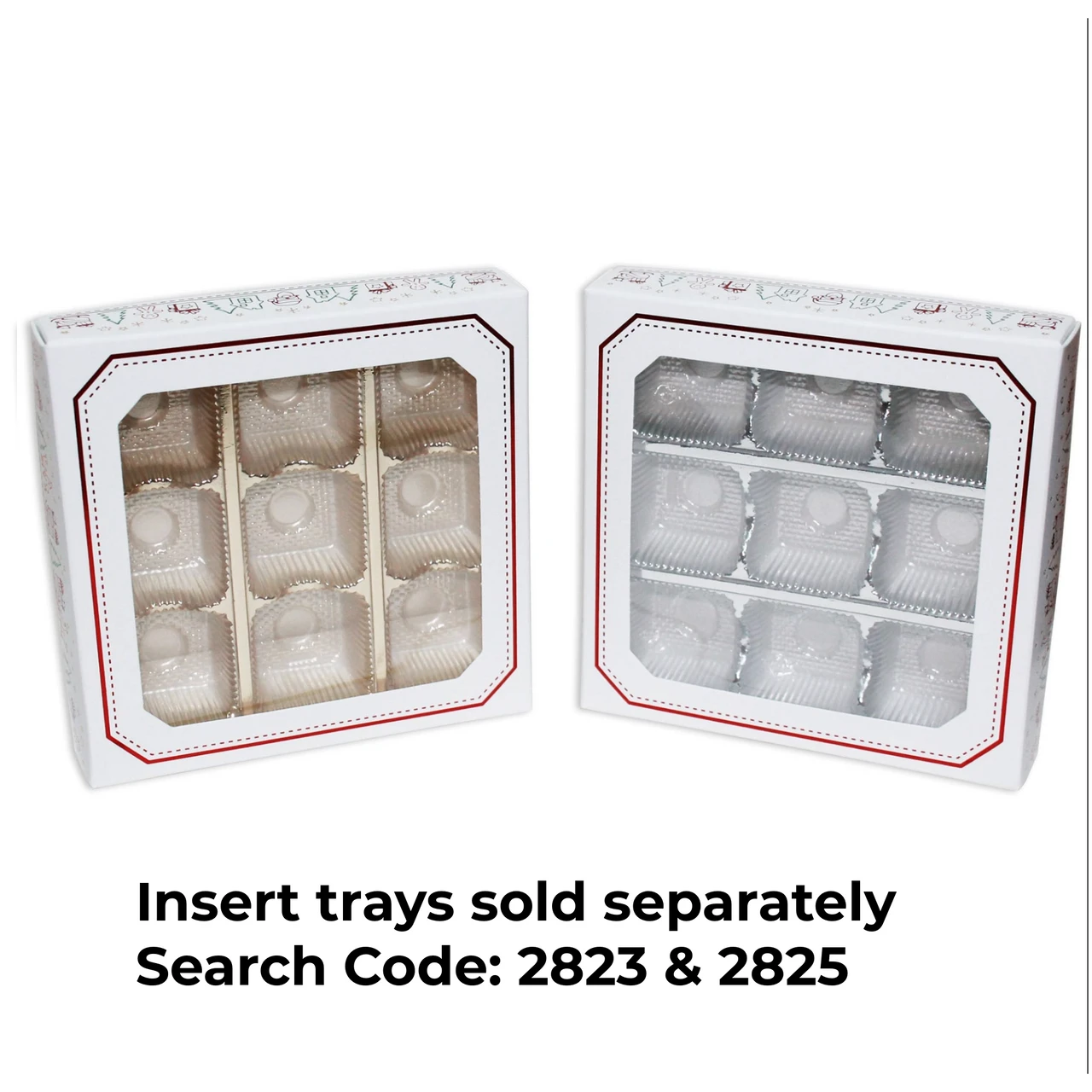 50 Boxes - 8 oz. Candy Box Covers