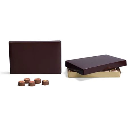 50 Covers - 1 lb. Candy-Chocolate Box Covers - Brown