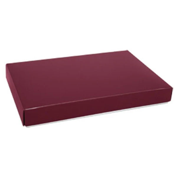 50 Covers - 1 lb. Candy-Chocolate Box Covers - Burgundy