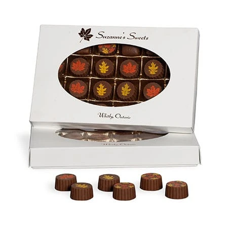 50 Covers - 1 lb. Candy-Chocolate Box Covers - White & Oval Window