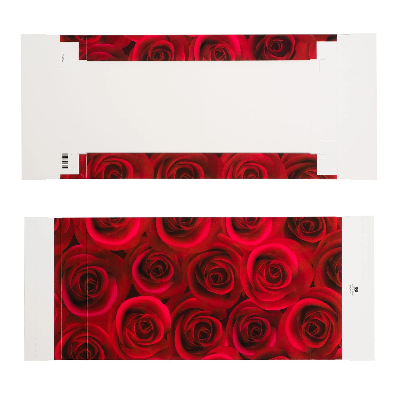 CLEARANCE MADE IN USA - 50 Covers - 1 lb. Candy-Chocolate Box Covers - Dark Rose