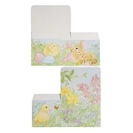 CLEARANCE- MADE IN USA - 50 Boxes - 3 lb. Easter Garden (No window) - Egg Boxes
