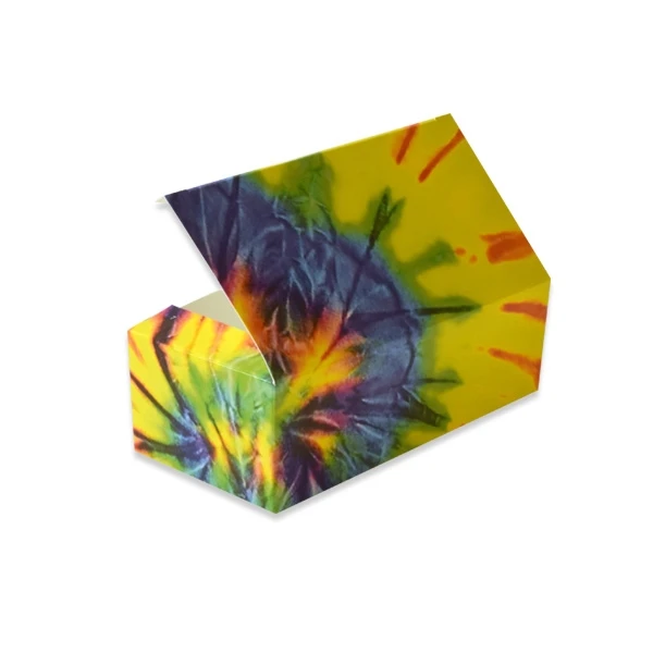 50 Boxes 1/2 lb. Candy & Fudge Boxes - Tie Dye 5-1/2" x 2-3/4" x 1-3/4"