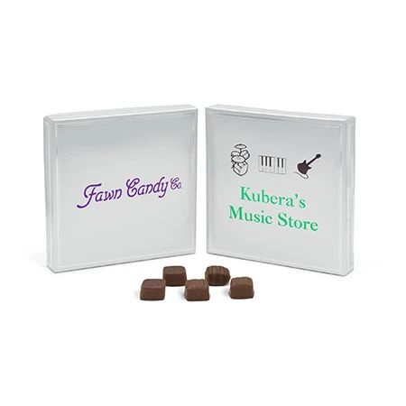 50 Covers - 16 oz. Candy Box Covers - Silver with Silver Trim