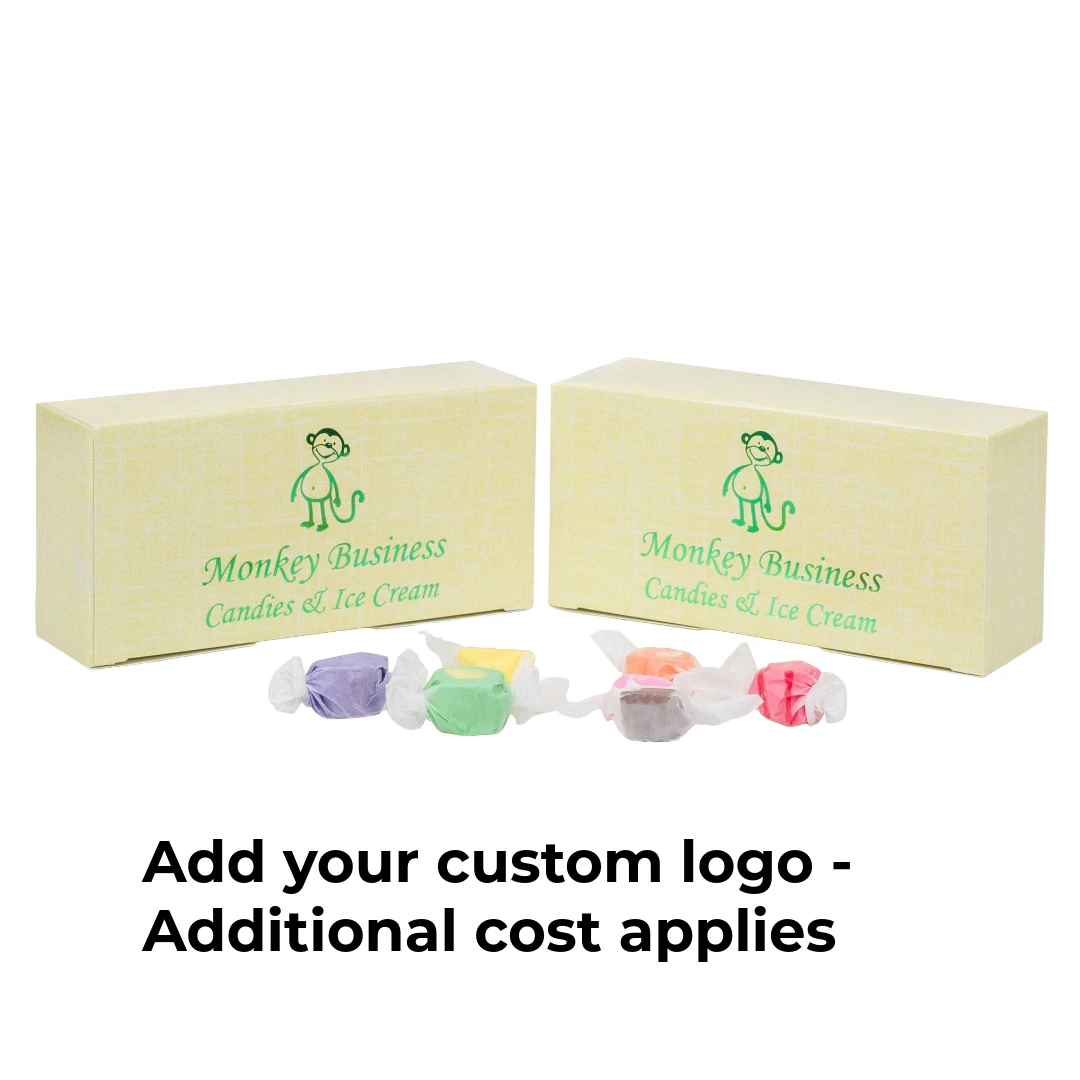 50 Boxes - 1 lb. Candy & Fudge Boxes - Yellow Linen
