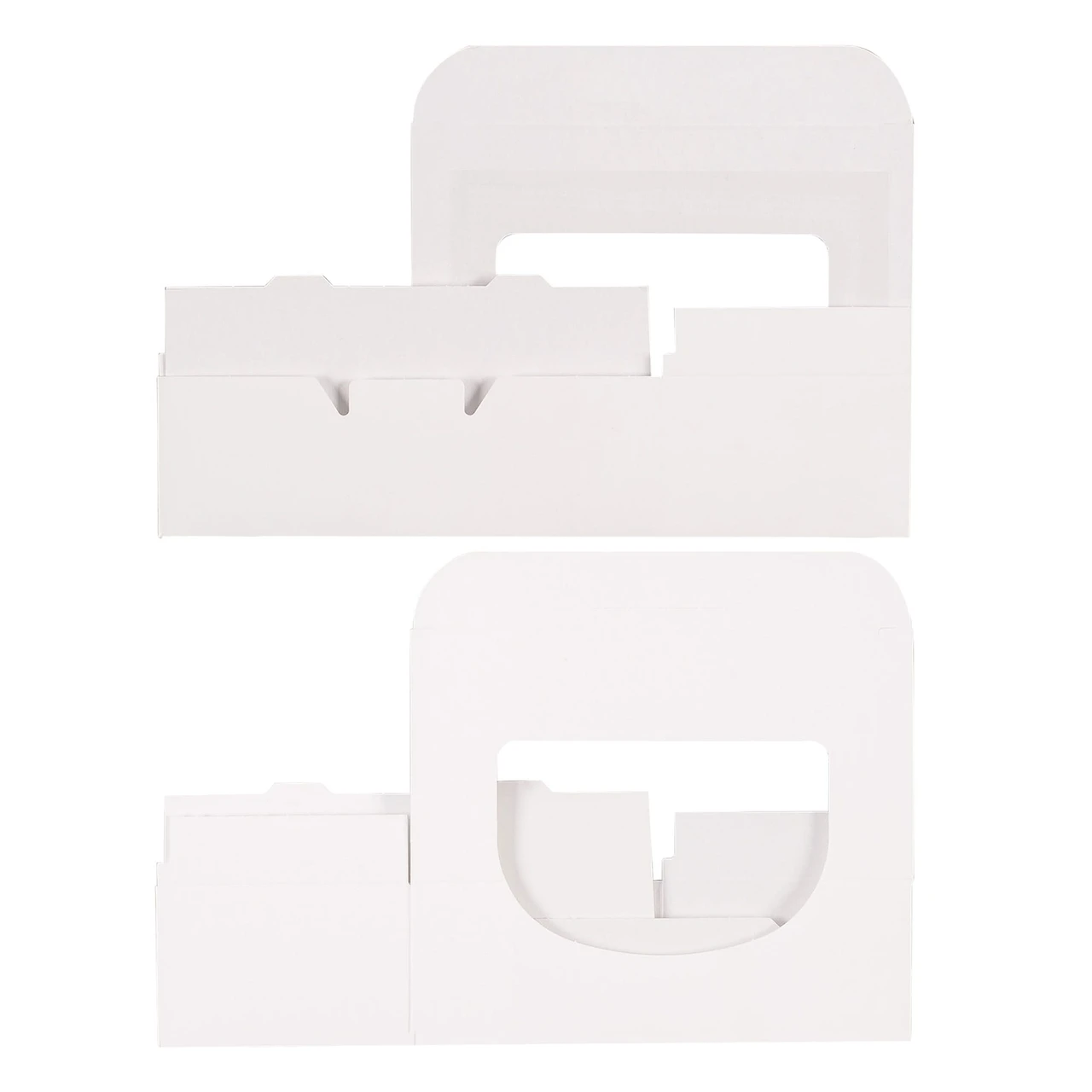 250 Boxes 1/2 lb. Candy & Fudge Boxes - White with Window 5-1/2" x 2-3/4" x 1-3/4"