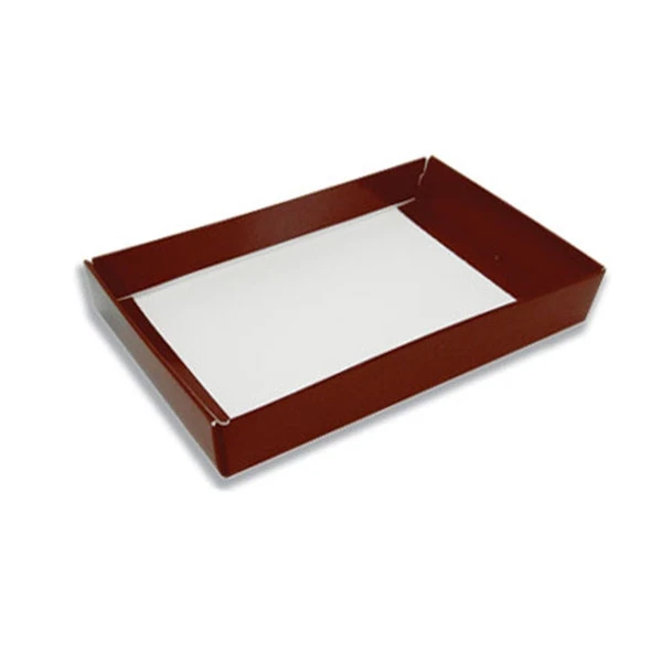 50 Bases - 1/2 lb. Candy Box Bases - Brown - 7" x 4-3/8" x 1-1/8"