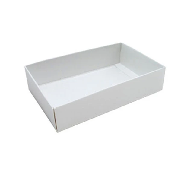 250 Deep Bases - 1/2 lb. Candy Box Bases - White - 7" x 4-3/8" x 1-5/8"