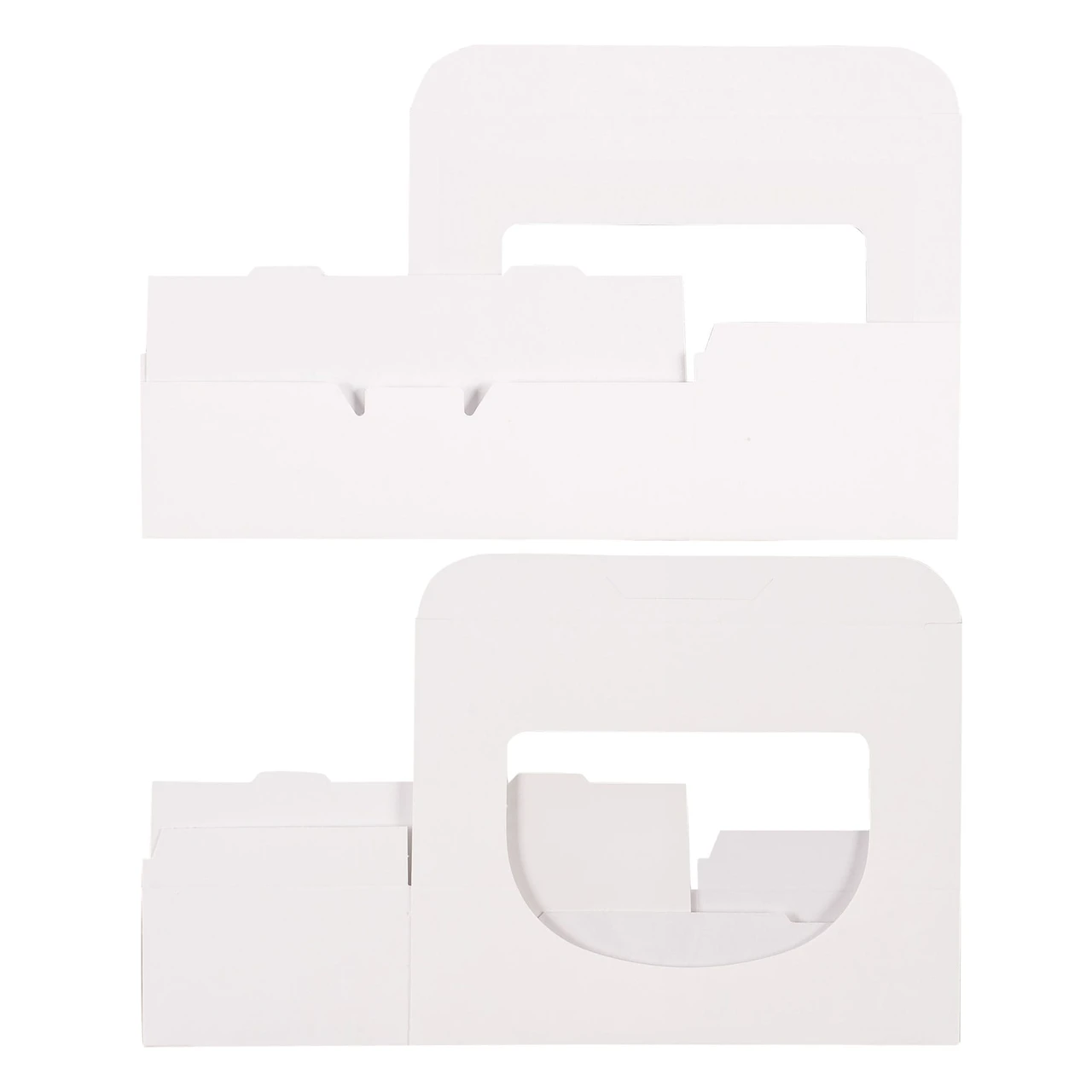 250 Boxes - 1 lb. Candy & Fudge Boxes - Solid White with Window