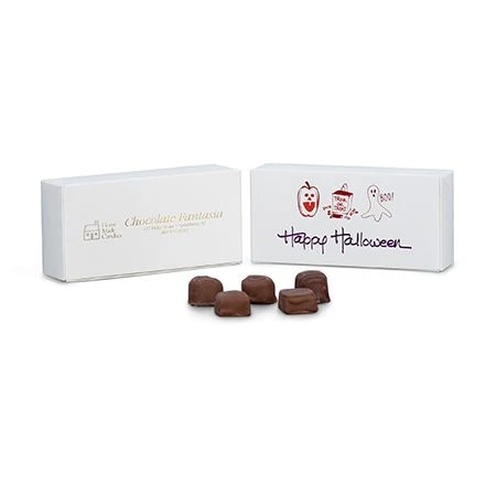 50 Boxes - 1 lb. Candy & Fudge Boxes -Solid White