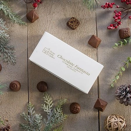 50 Boxes - 1 lb. Candy & Fudge Boxes -Solid White